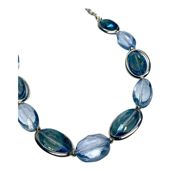 Kim Rogers Blue Crystal Single Row Necklace NWT - Picture 3 of 6